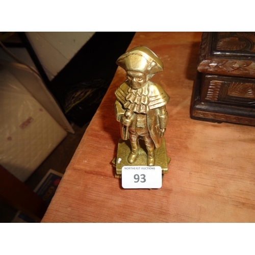 93 - Solid Brass Nelson Figure