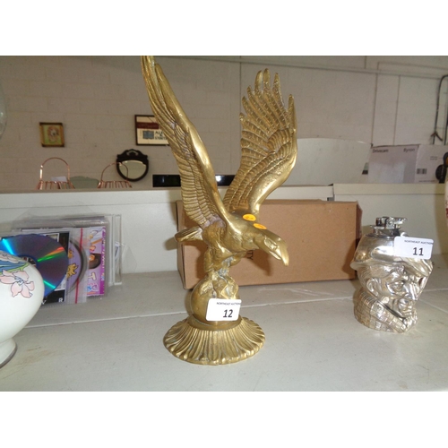 12 - Large Brass Eagle (11