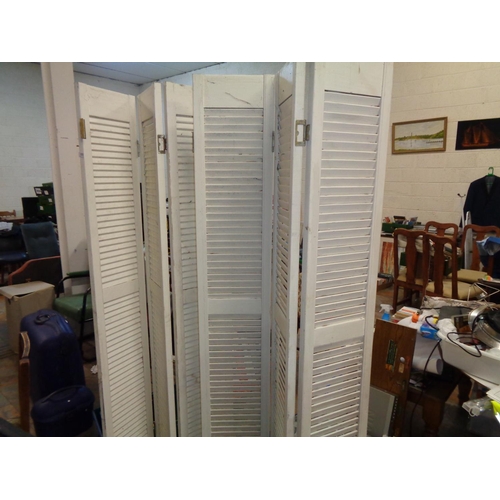 121 - Large Wooden Triple Shutters x 2 (78