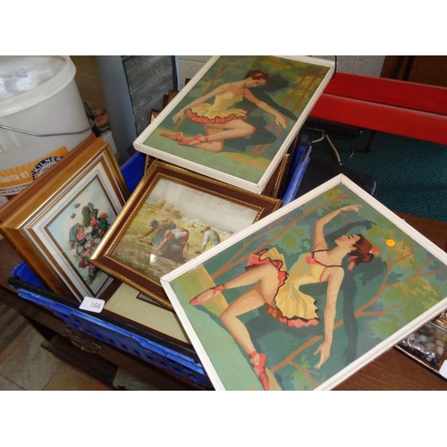 166 - Crate Lot of Pictures & Frames