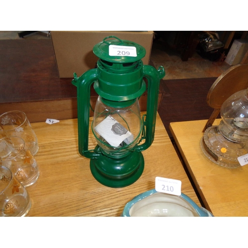 209 - Vintage Hurricane Lamp