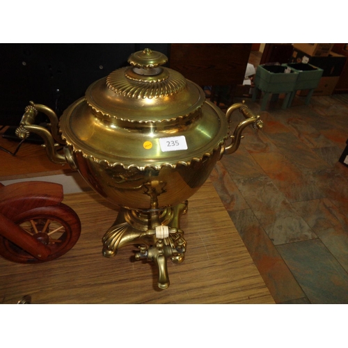 235 - Large Brass Samovar