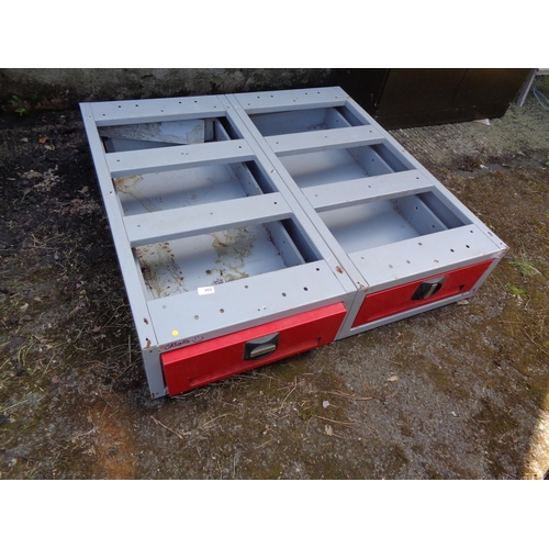 301 - Heavy Steel Garage Drawers (43