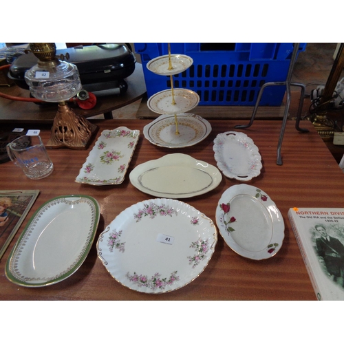 41 - Lot of China Sandwich Plates etc..