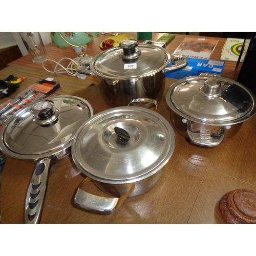 109 - Lot of Saucepans