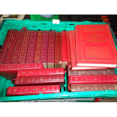 154 - Crate of Readers Digest Hard Backed Novels