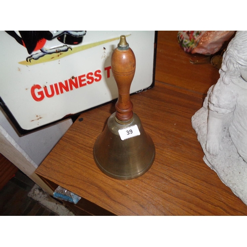 39 - Large Vintage School Bell