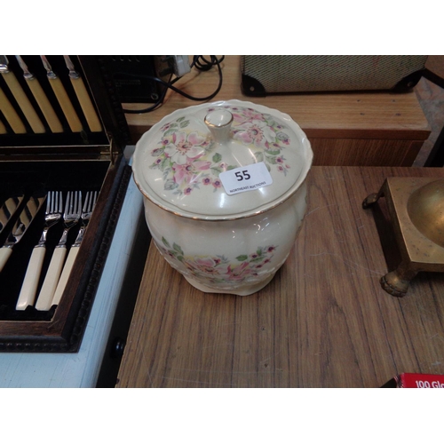 55 - Maryleigh Pottery Biscuit Barrel