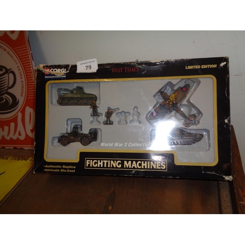 79 - WW2 Corgi Fighting Machines Set