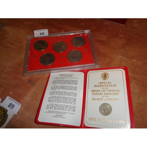 88 - Isle of Man & Jersey Coin Sets