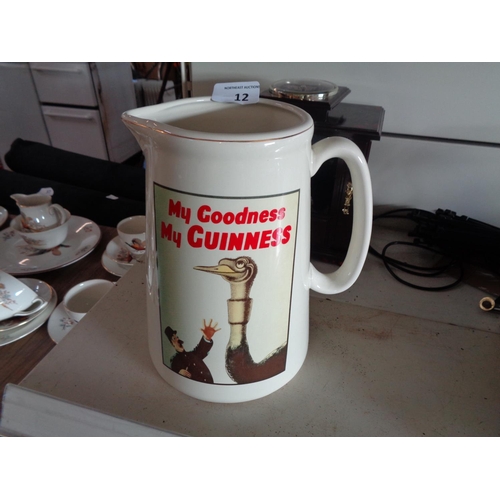 12 - Large Guinness Pub Jug (9