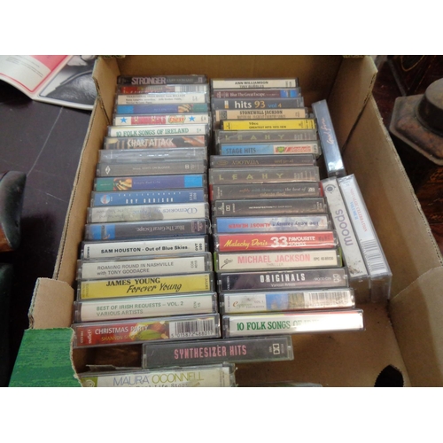 176 - Box of Cassette Tapes (40+)