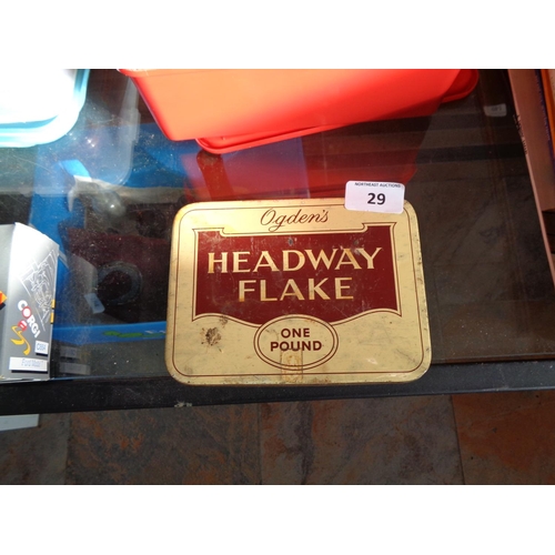 29 - Headway Flake Tobacco Box