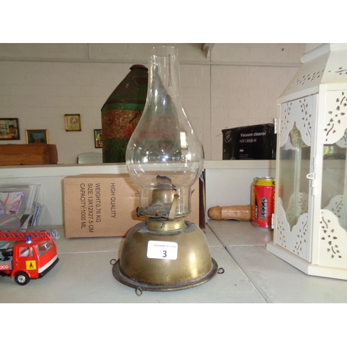 3 - Vintage Oil Lamp