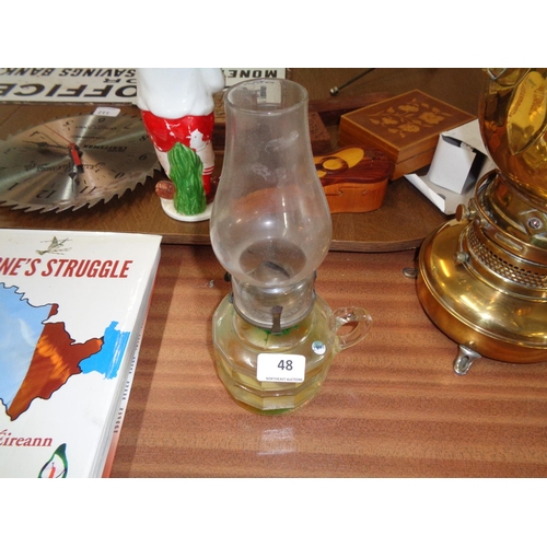 48 - Vintage Oil Lamp