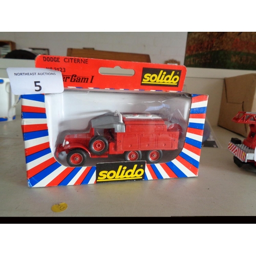 5 - Solido Fire Truck Model