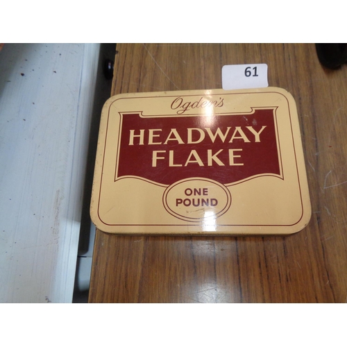 61 - Headway Flake Tobacco Box