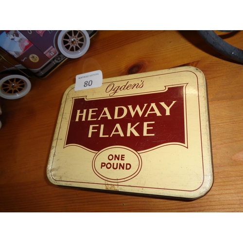 80 - Headway Flake Tobacco Box