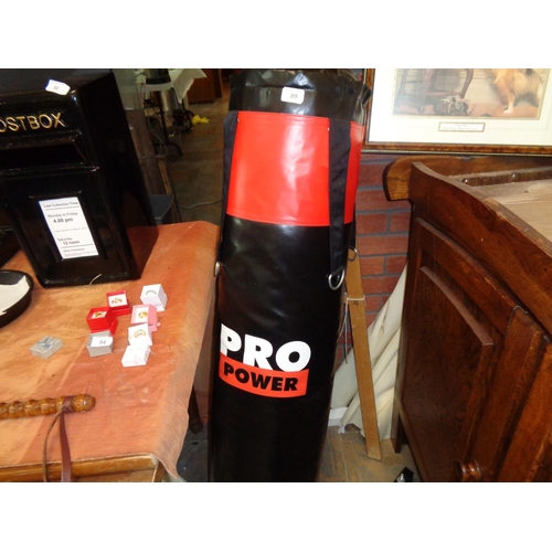 89 - Pro Power Punch Bag with Bracket