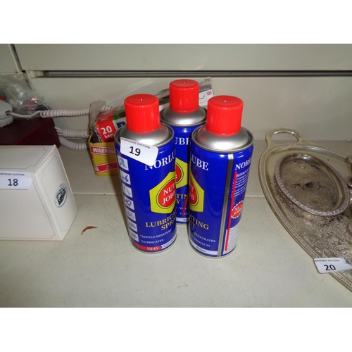 19 - 3Cans of 500ml Release Spray