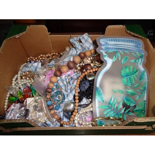 164 - Box of Costume Jewellery