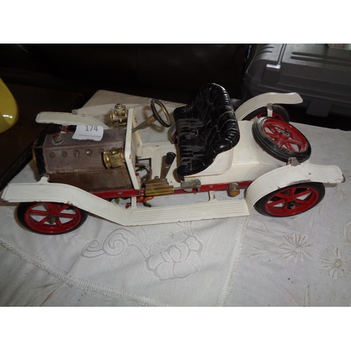 174 - Mamod Vintage Car Model Steam Powered SA1 Roadster