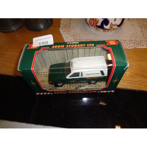 199 - Eddie Stobart Escort Van Model in Original Box