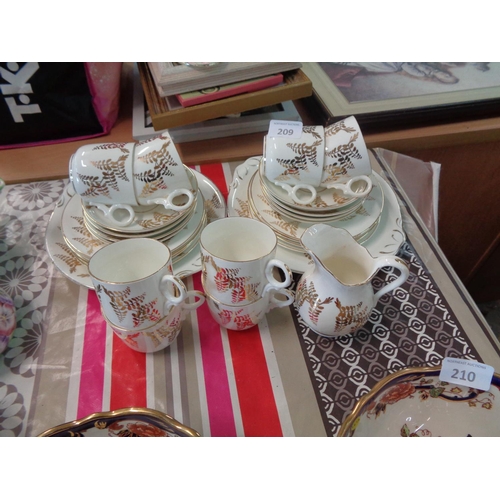 209 - 19 Pce China Coffee Set