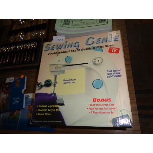 221 - New Sewing Genie -Professional Style Sewing Machine