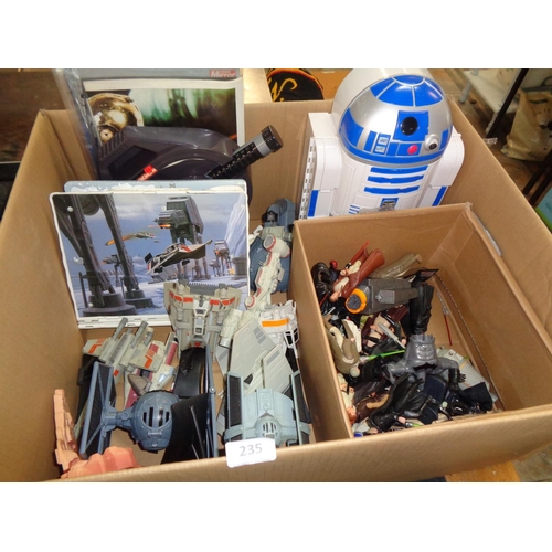 235 - Lot of Star Wars Figures & Assorted Memoribilia