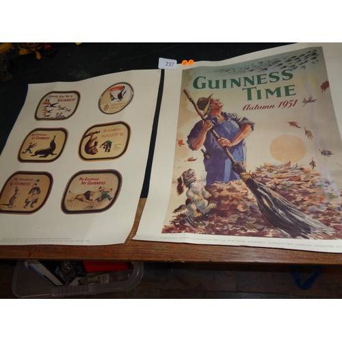 237 - 2 Guinness Prints (never commissioned)