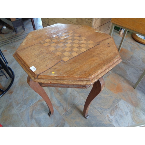 252 - Vintage Chess Table (2ft x 2ft)