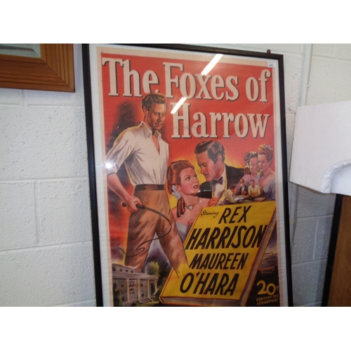 265 - Large Foxes of Harrow Film Poster in Frame (28