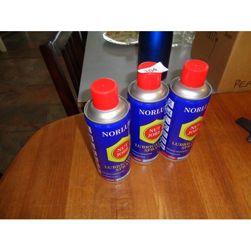 304 - 3 Cans of 500ml Release Spray