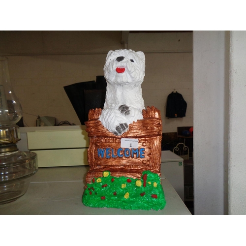 1 - Concrete Welcome Ornament (15