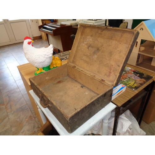 50 - Vintage Wooden Toolbox