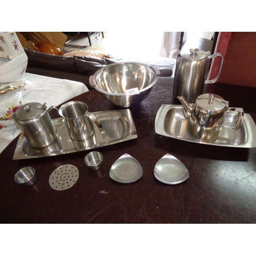 183 - Lot of Stainless Steel Catering Pieces