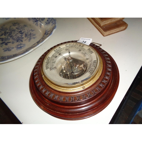 24 - Vintage Barometer