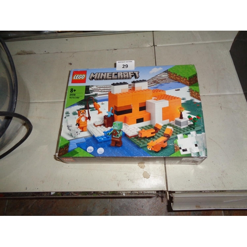 29 - Lego Minecraft Set