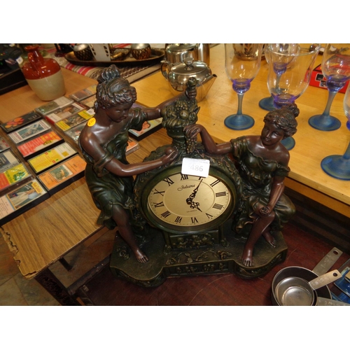 486 - Large Juliana Mantle Clock