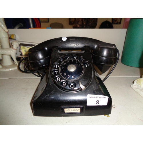 8 - Vintage Bakelite Telephone