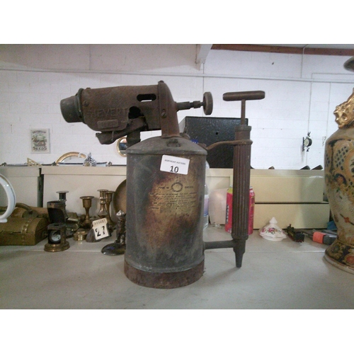 10 - Large Vintage Blowtorch