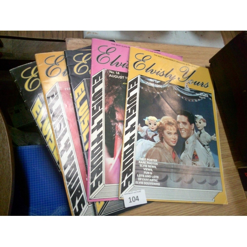 104 - Lot of Elvis Magazines