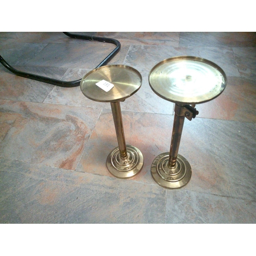 191 - Pair of Brass Shop Display Stands