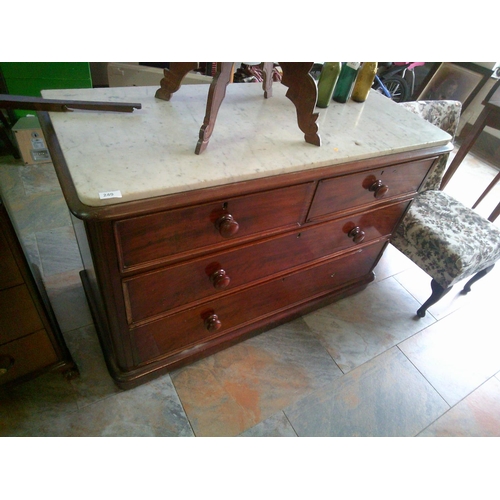 249 - Chest of Drawers with Marble Top