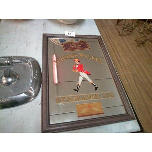 54 - Johnnie Walker Pub Mirror (13