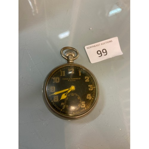 99 - Carley & Clemence Military Pocket Watch 1935 (G.S.MK11 - A26840)