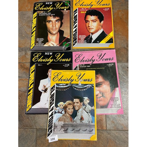 104 - Lot of Elvis Magazines