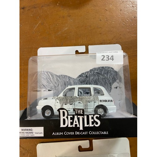 234 - New Corgi Beatles Diecast Model Taxi(Album Cover 