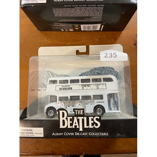 235 - New Corgi Beatles Diecast Model Double Decker(Album Cover 